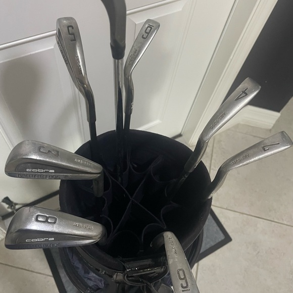 Mens Golf Set Cobra Baffler irons graphite shafts and Titanium Driver - Picture 7 of 8